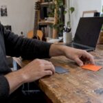 Freelancer separates personal and business bank cards